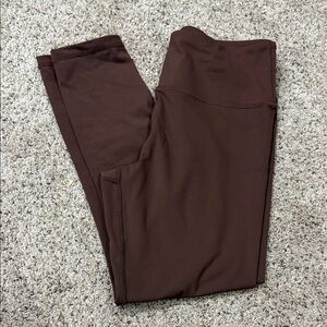 High-Waist Brown Women's Leggings EUC size 6-8 Medium